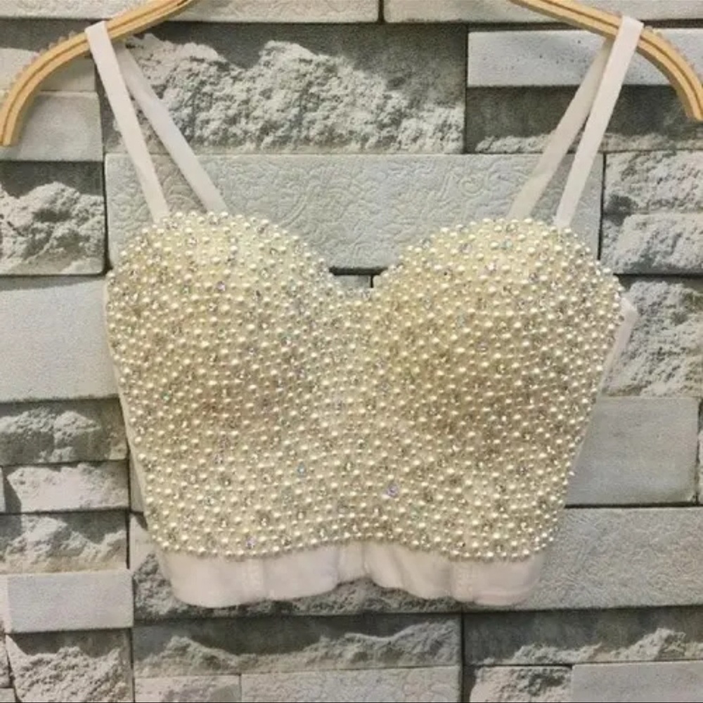 Beaded Corset Top